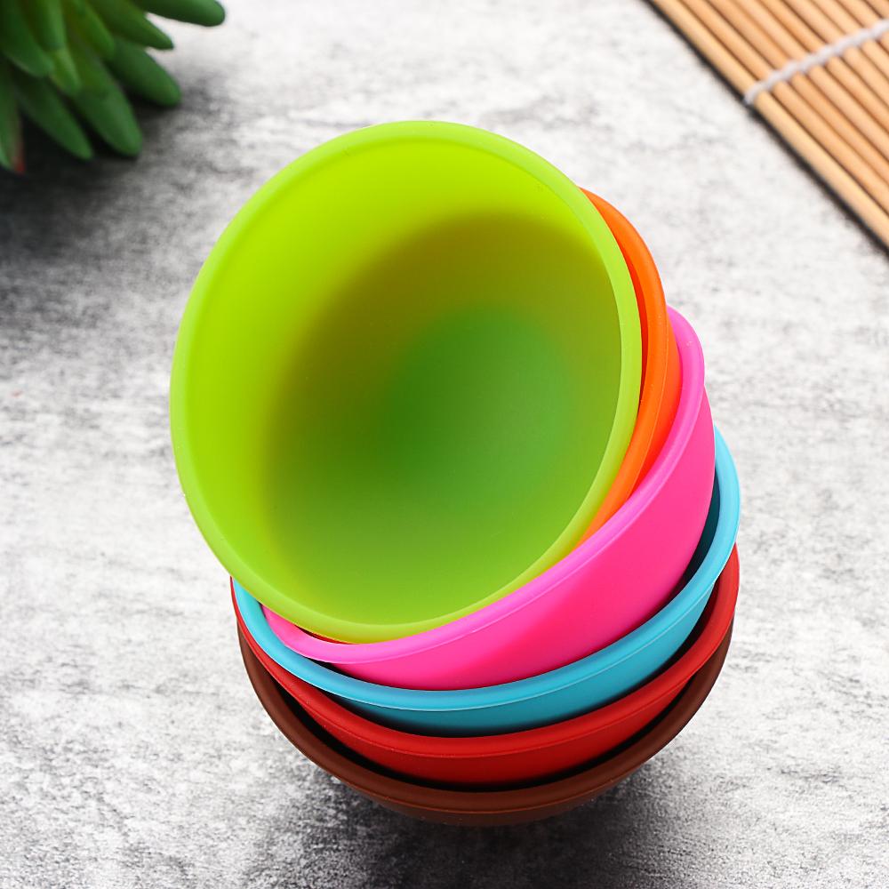 Measuring Mixing Silicone Kitchen Gadgets Facial Mask Bowl Seasoning Bowl Sauce Cup Food Storage