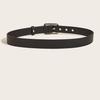 Retro Korean Style Alloy Buckle Belt Fashionable Trendy Waistband Decorative Black Belt