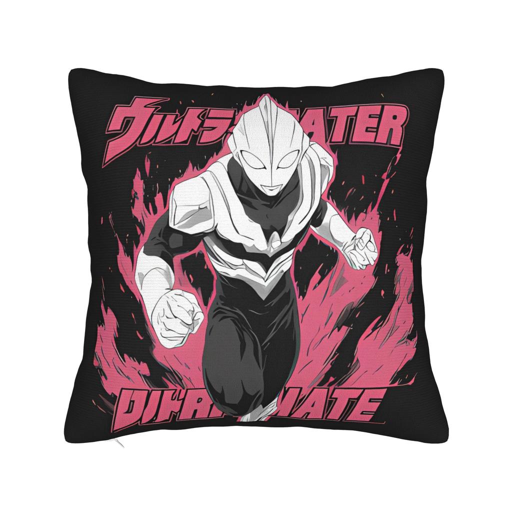 U-Ultramans Hero Art Pillow Case  Design Pillow Cover Kawaii Pillowcases For Sofa Home Decoration