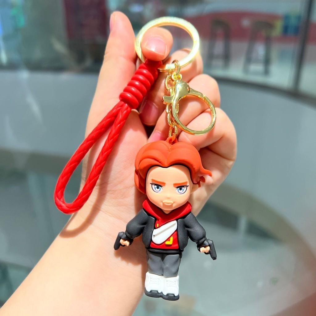 Adorable Superhero Keychain Silicone Avenger Series Key Ring For Car Keys Gifts
