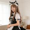 Foxes Wolf Ears Headband Faux Furs Tail Halloween Cosplay Party Costume Accessories Gumiho Costume for Women Men Gifts