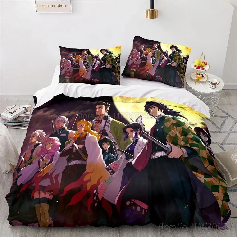 Comforter Demon Slayer Agatsuma Zenitsu Hd Comforter For Kids Bedding Sets Bedclothes Bedroom Decor