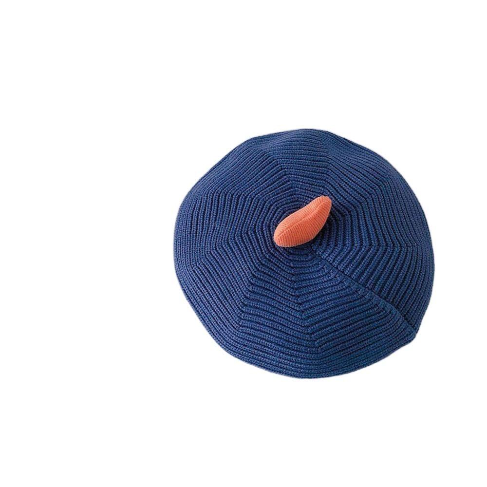 Solid Color Windproof Newborn Cotton Toddler Painter Hat Pumpkin Cap Infant Beanie Hat Baby Hat