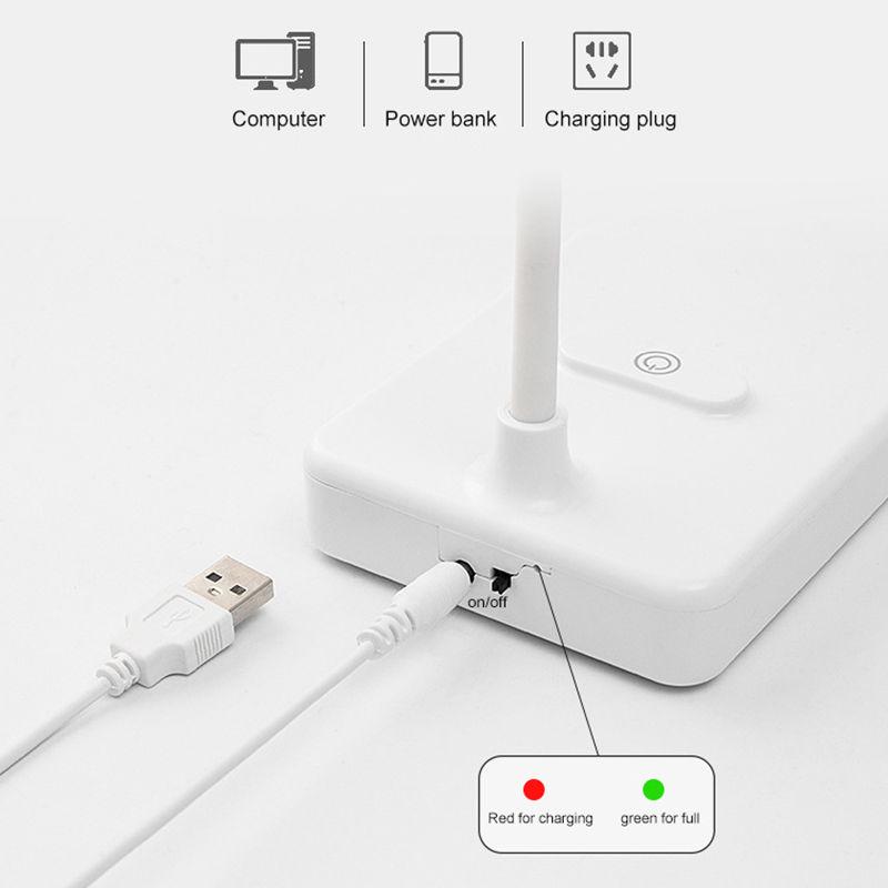 Masa Lambası Dokunmatik Masa Lambaları Oturma Odası İçin Esnek Boyunlu Masaüstü Katlanabilir Dim Edilebilir Göz Koruması Çalışma Lambası Led Işık