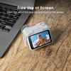 Protective Cover Case for Insta 360 Go Ultra Accessories Transparent Cover Anti-Slip Dustproof Protection with Lens Cap Lanyard