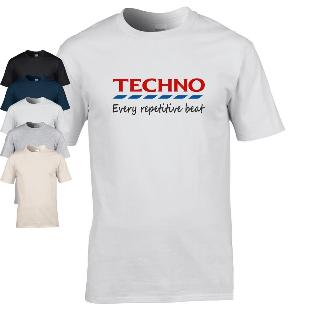 T-Shirt Techno Danse Rave Musique Electronica Ambient EDM Tesco Parodie
