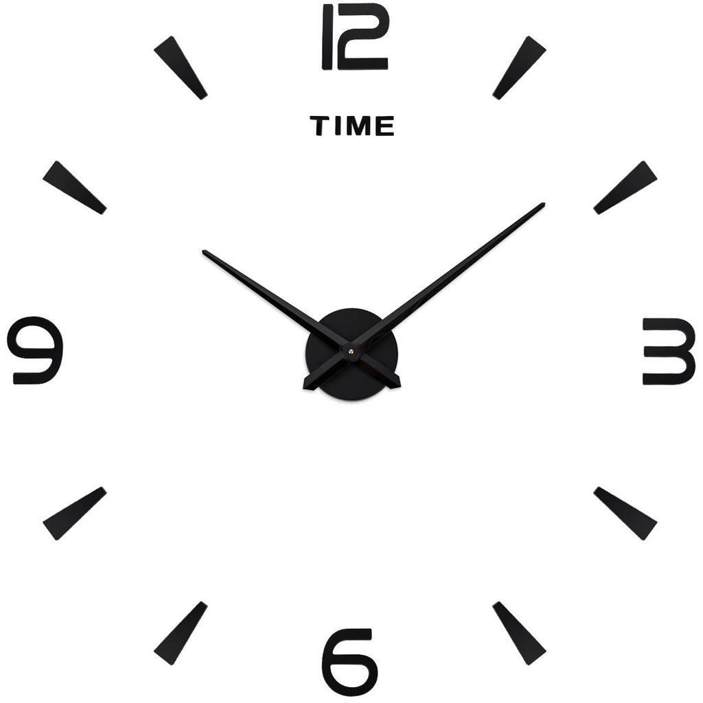 Large European & American 3D Acrylic Wall Clock for Living & Dining Room Home Decor - DIY Wall Sticker Clock