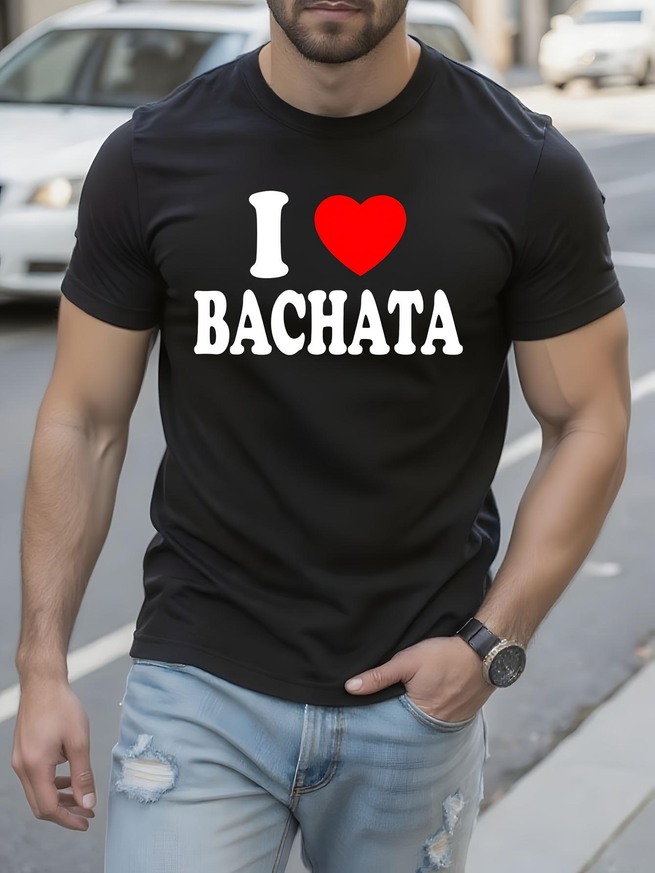 Black I Heart Bachata Graphic Tshirt Graphic Tshirt - Dom... M