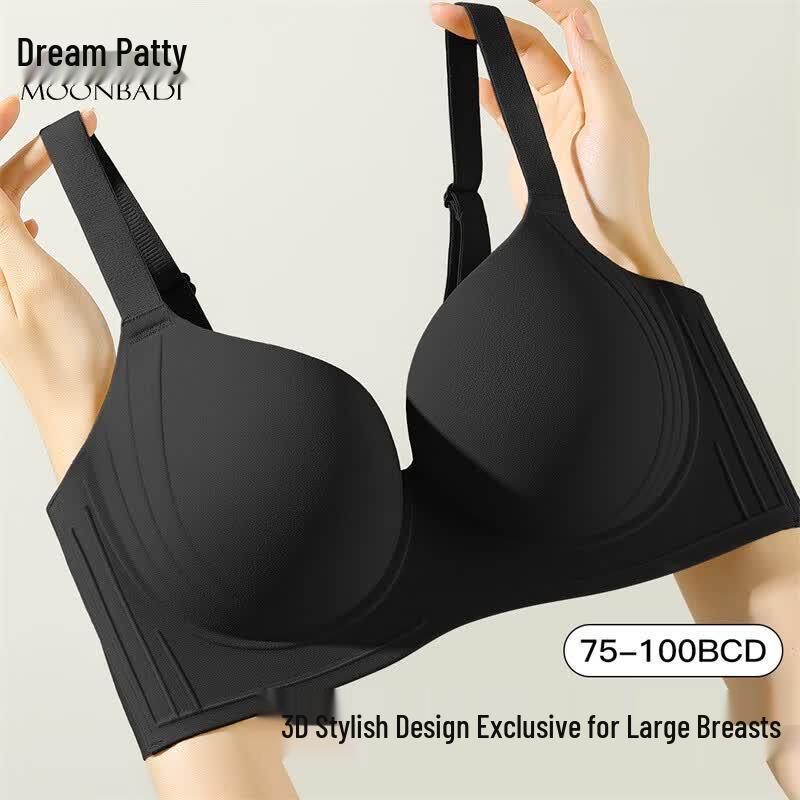 Mengbaodi Women s Minimizing Seamless Soft Underwire Bra 80C