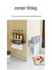 Punch-Free Aluminum Kitchen Roll & Paper Towel Holder - Black Wall-Mounted Storage Rack