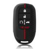 Silicone Car Key Case Keychain Key Cover For Honda Civic Accord Freed City HRV CRV Civic 11th Gen 2021 2022 2023