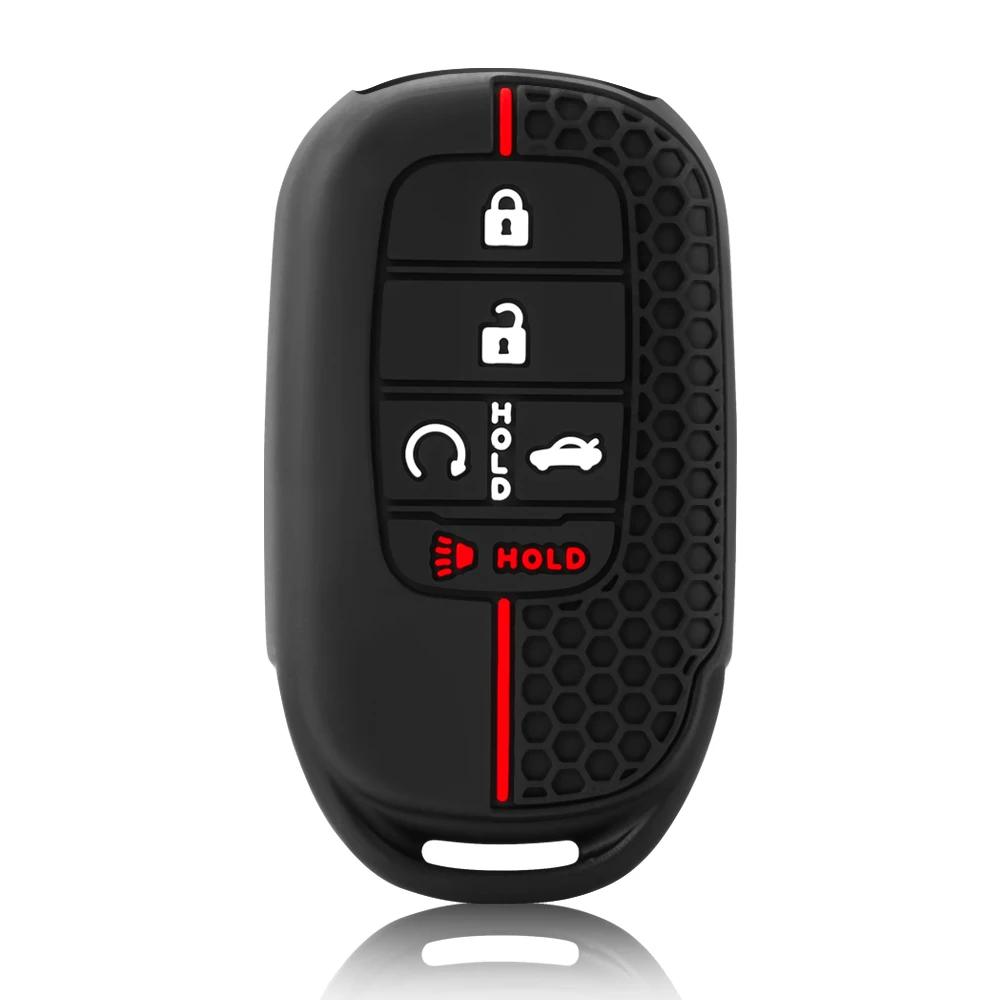 Silicone Car Key Case Keychain Key Cover For Honda Civic Accord Freed City HRV CRV Civic 11th Gen 2021 2022 2023