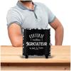 Photo Frame - Certified Farmer - Slate - 15cm X 15cm - Black - Decorative Objects