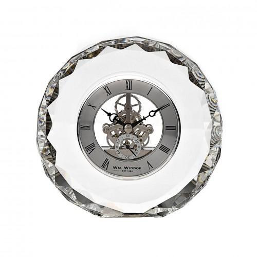 William Widdop Crystal Mantel Clock