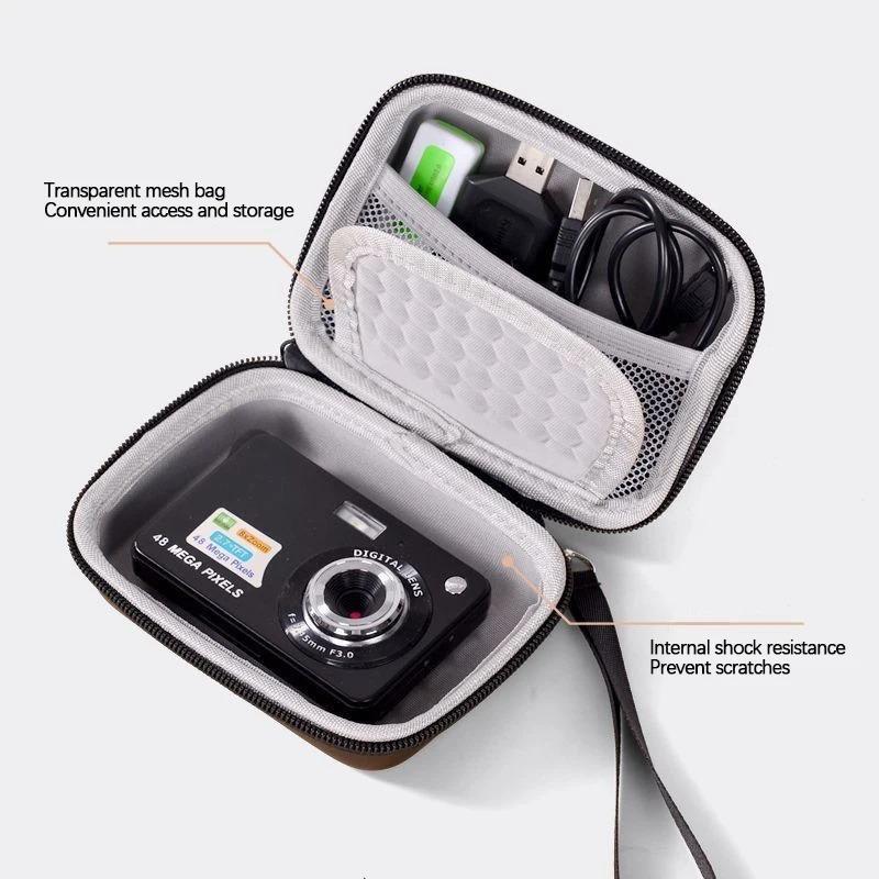 Eva Mini Camera Case Hard Shell Carrying Case Suitable For Sony Canon Fuji Samsung Ricoh Camera Case Ccd Camera Storage Box
