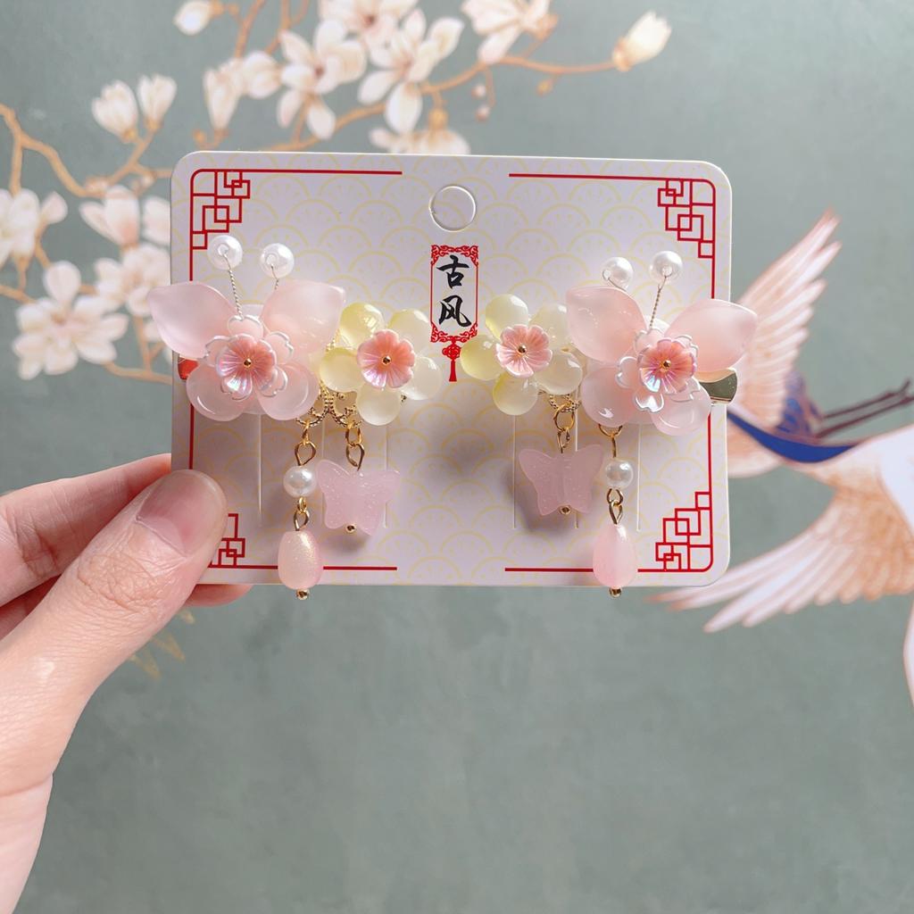 Han Dust Children Antique Headwear Girl 2025 New Hanfu Hair Accessories Chinese Style Princess Super Fairy Fringe Hairpin