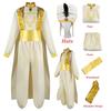Aladdin Cosplay Lamp Prince Costumes Outfit for Adult Man Anime Halloween Carnival Party Movie Clothes