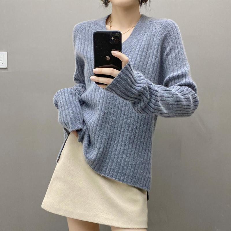 Qinghe 100% Pure Cashmere Women's Sweater - Ultra Soft Luxury Winter Pullover