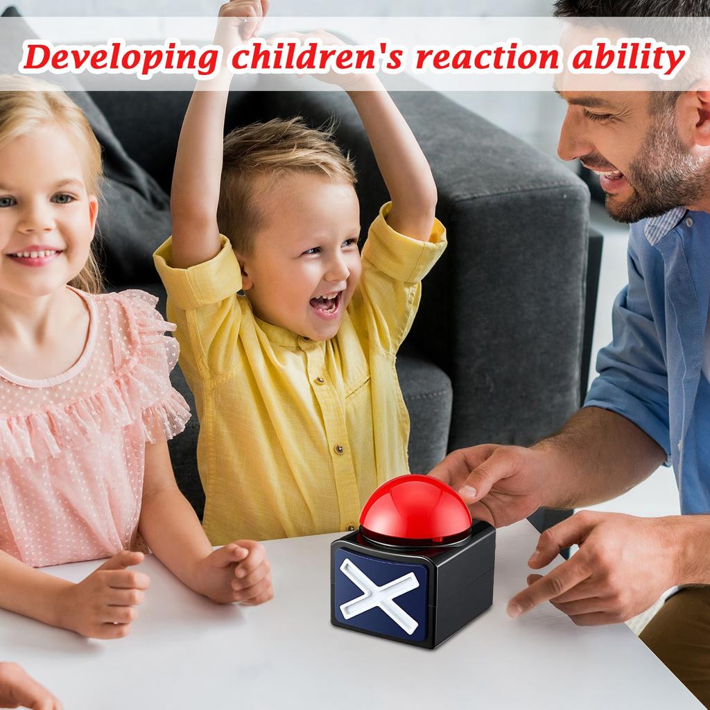 Herní bzučák, zvukový box, uvolnění tlaku, tlačítko talentové show, záznamník soutěží