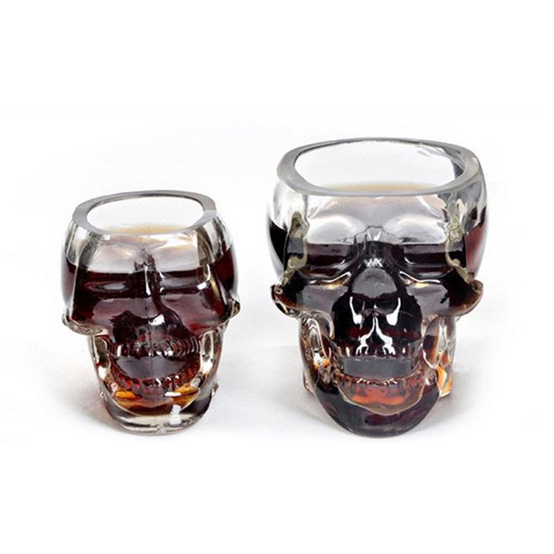 Halloween Haushalt Totenkopf Glas Teetasse Transparent Kaffee Saft Becher Trinken Bar Club Whisky Wein Bier Tasse