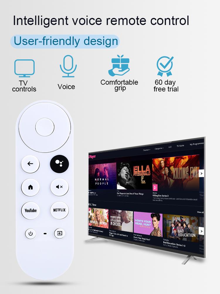 Snow Chromecast Go Remote Replacement for Google Chromecast with Google TV Remote Google TV Streamer Only