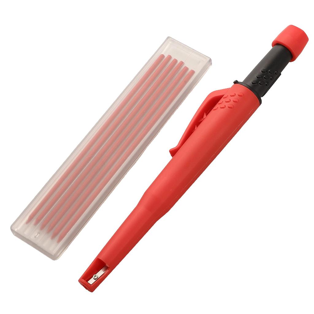 2 Druckbleistifte mit tiefem Loch (8 mm) für Holzbearbeitungs- und Zeichenprojekte