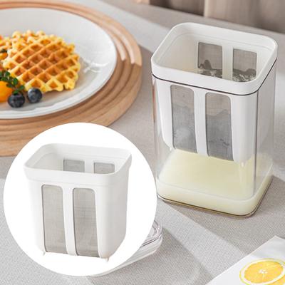 Yogurt Strainer Mesh Reusable Fine Mesh Strainer for Soy Milk Kitchen Juice Filter Separation Filter Mesh