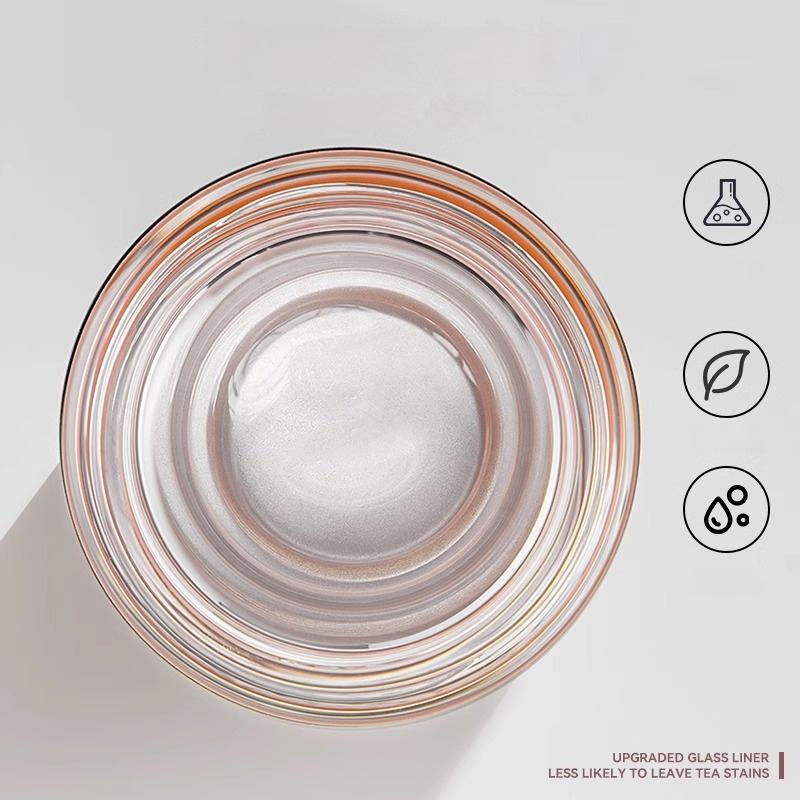 Kontorsaffärsstil Glas Termosmugg Te Separations Termosflaska Termosmugg Vakuumflaska Teset Tekopp