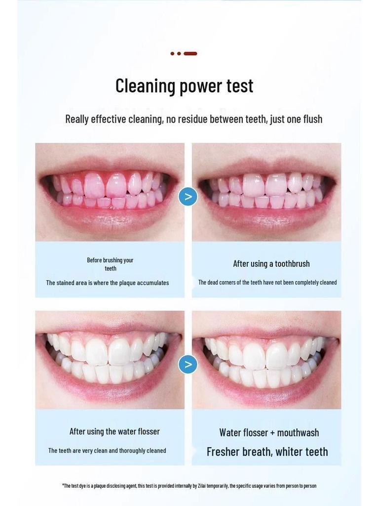 Portable Electric Water Flosser for Adults