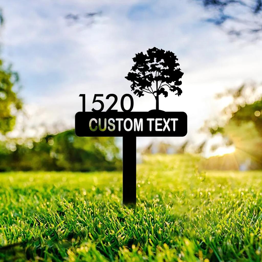 Metal Garden Stake Decor, Outdoor Yard Art Gift