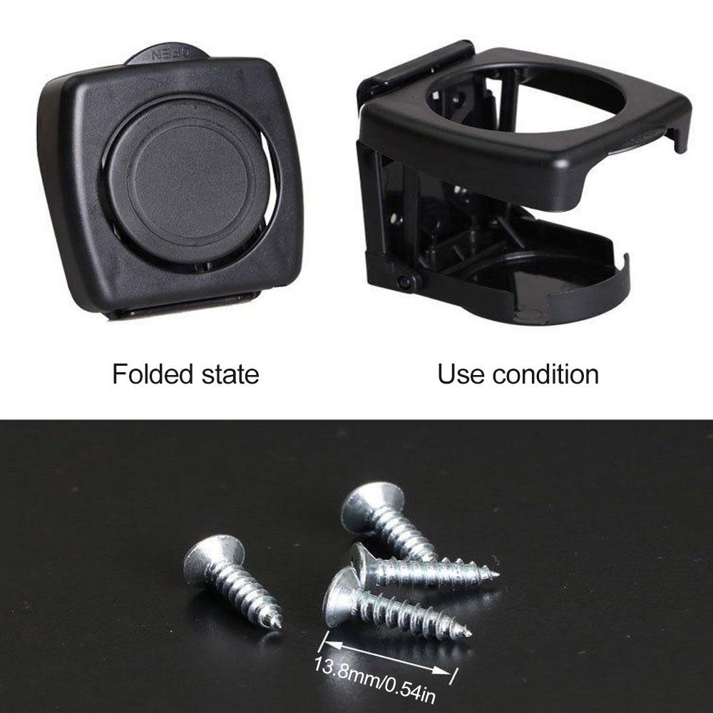 Universal High-quality Folding Car Cup Holder Black Drink Holder Multifunctional Drink Holder Auto Supplies Car Cup Car Styling