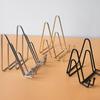 Metal Plate Display Stand Picture Frame Easel Tabletop Picture Stand Wire Easel for Display Photo Frame Book Sign Vinyl Record
