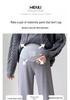 Pantaloni a gamba larga premaman: Taglia Comoda, Pancia Non Costretta, Vestibilità Petite, Velluto, Primavera/Estate 2026