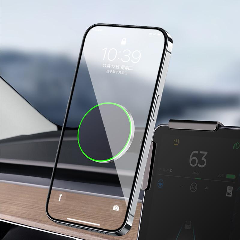 15W Magnetic wireless charging holder for Tesla Model 3 Y X S BYD Atto 3 Accessories