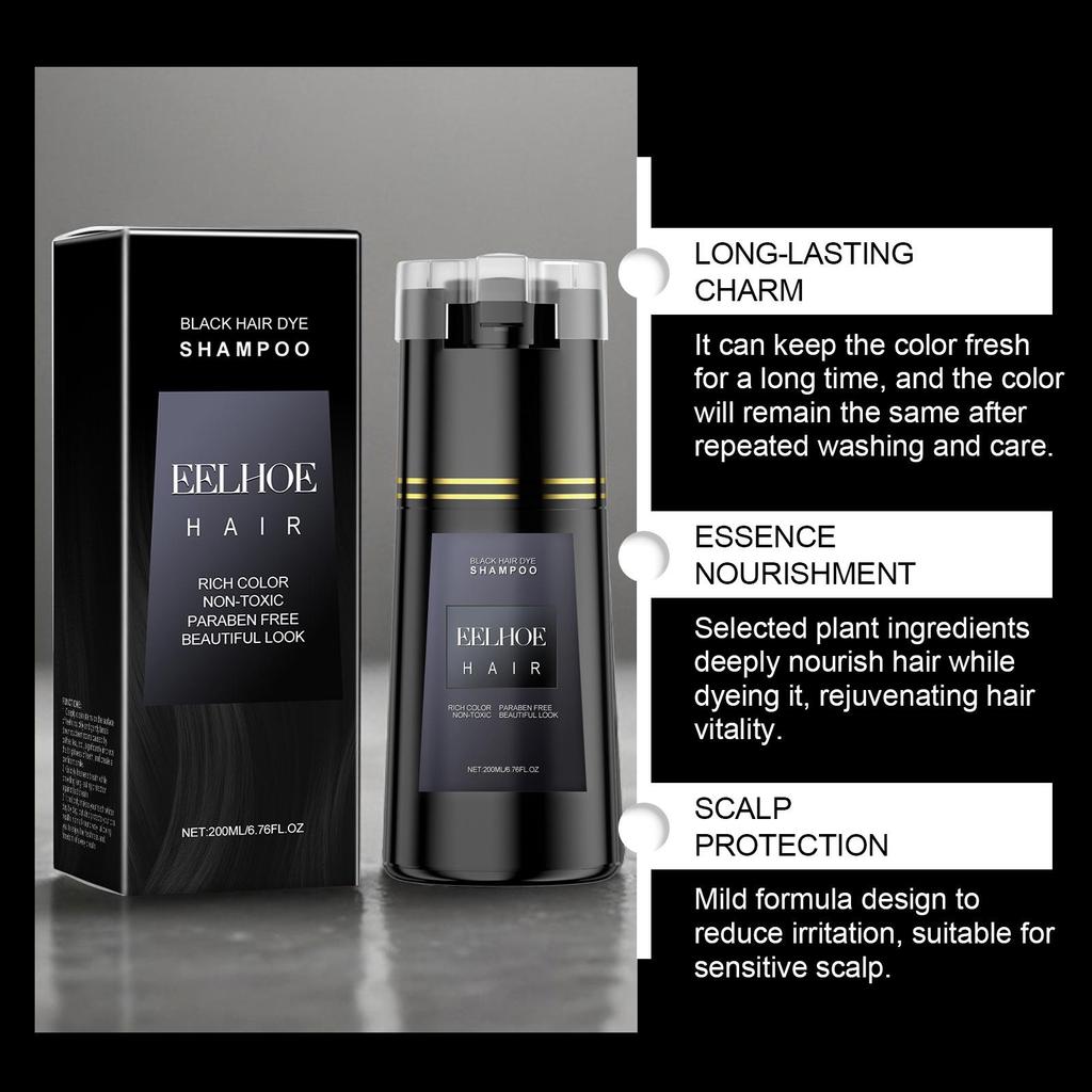 EELHOE Plant Extract Multi-Color Hair Shampoo - Nourishing, Easy-to-Use, Vibrant Colors