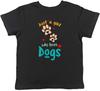 Girl Who Loves Dogs Kids T-Shirt Doggie Puppy Pet Animal Children Boy Girls Gift