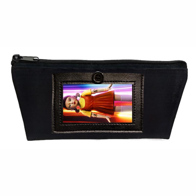 Stranger Things 5 Pencil Case Set: Large, Medium, Small - Children s Student & Office Storage Bag Frame Pencil Case