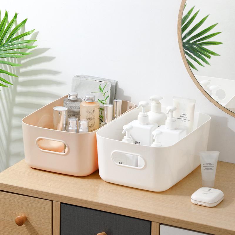 Japanese-style Plastic Storage Box for Snacks, Toys, Cosmetics, and Kitchen Sundries