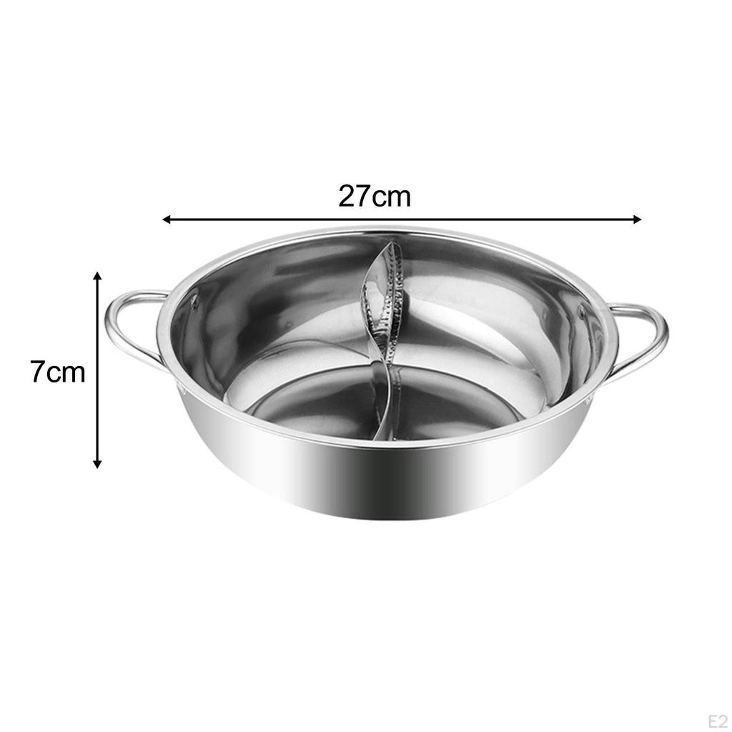 Compartment Pot Cookware with Spoons for Kitchen and Travel