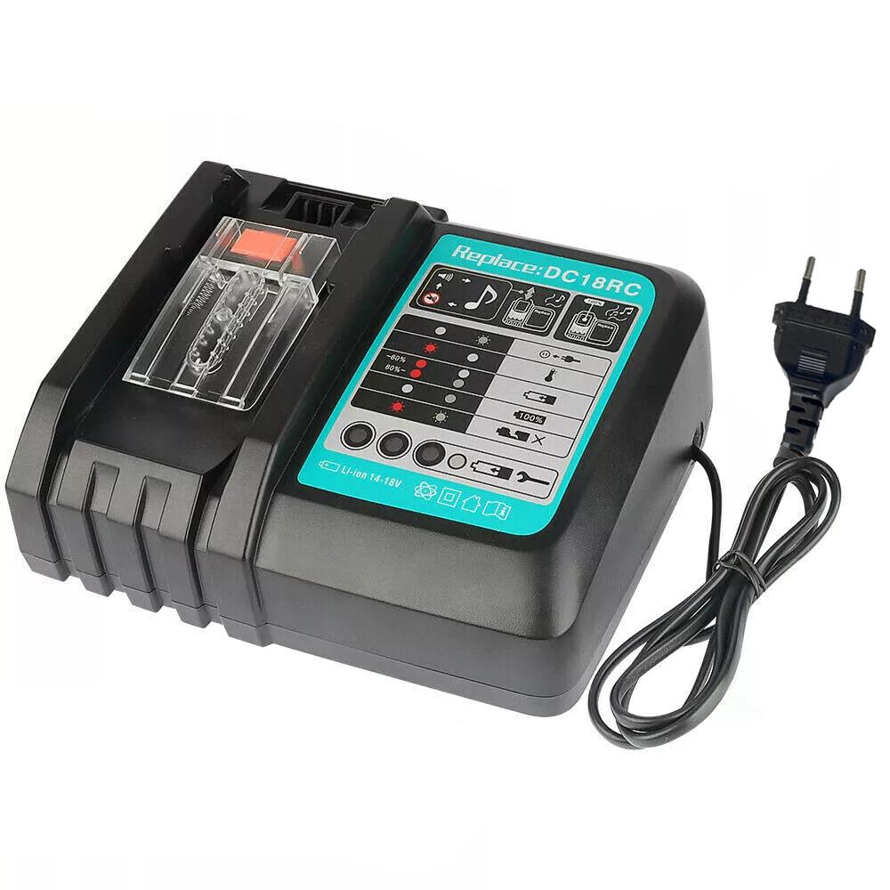 

3A Battery Charger For Makita 14.4V 18V Li-ion battery BL1415 BL1430 BL1815 BL1830 BL1840 BL1850 BL1860 DC18RC DC18RA EU