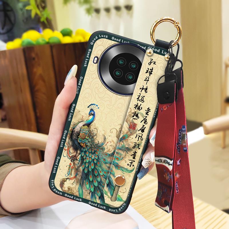 Für Mama Handschlaufe Handyhülle Für Cubot Note20 Schutz Staubdicht Rückseite Abdeckung Ring Ältere Dame Ständer Stoßfest