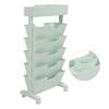 5 Tier Book Rack Multifunctional Removable Bookcase Multilayer Storage Rack for Dormitory Office