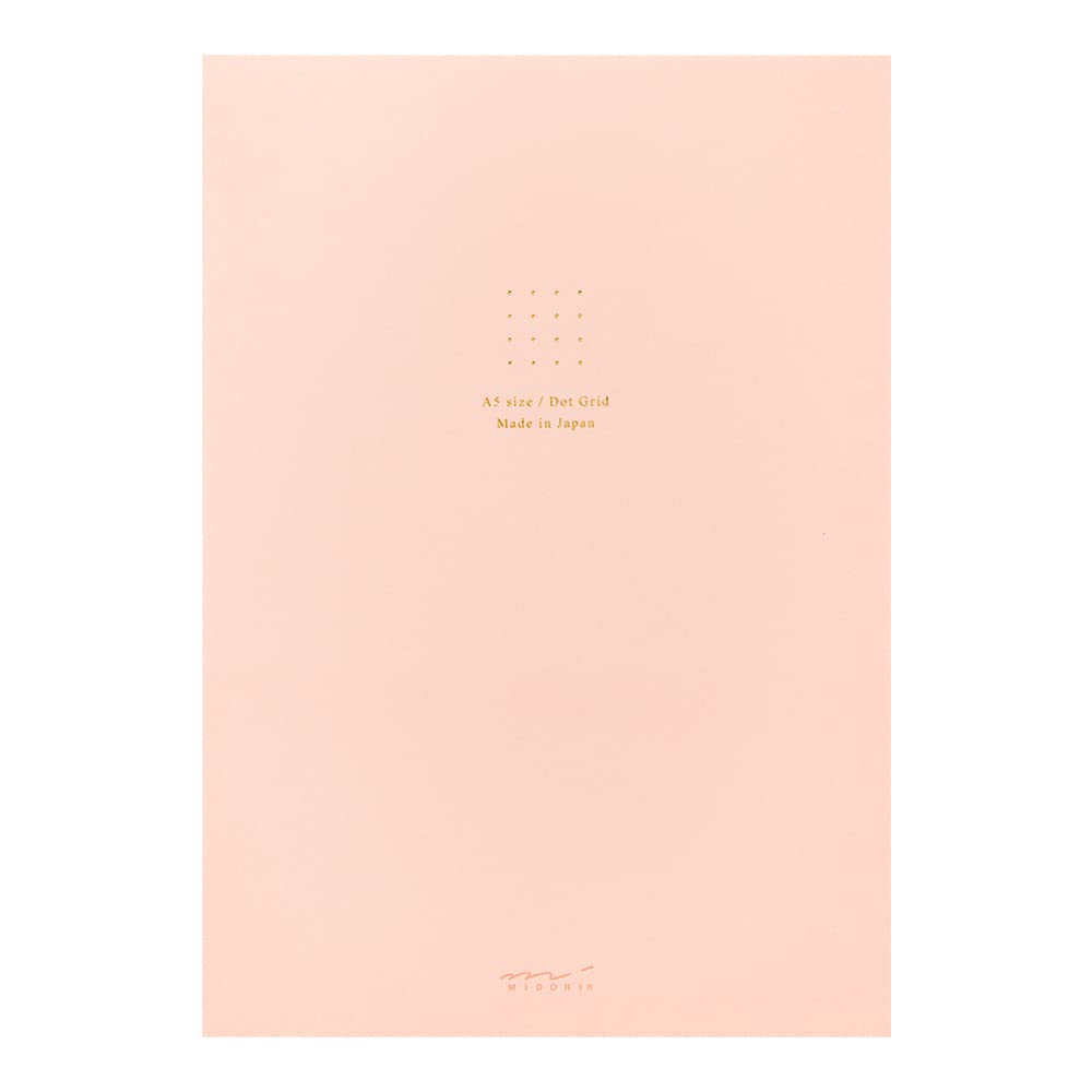 

DESIGNPHIL MIDORI Paper Color Dot 15338006 Pad, Grid, Pink, A5, розовый