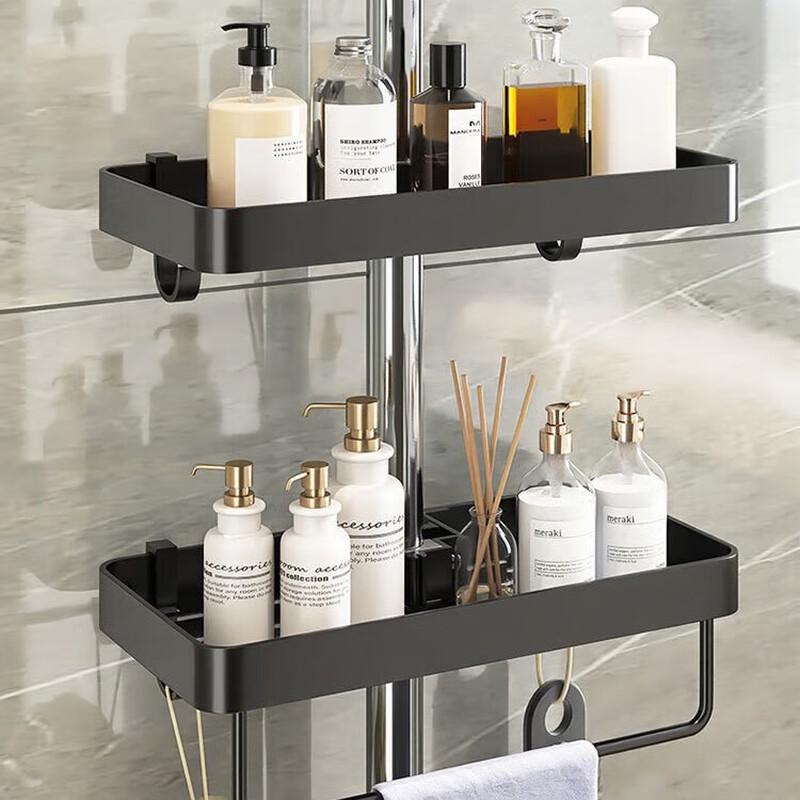 Jingmeiduo No-Drill Bathroom Shower Caddy