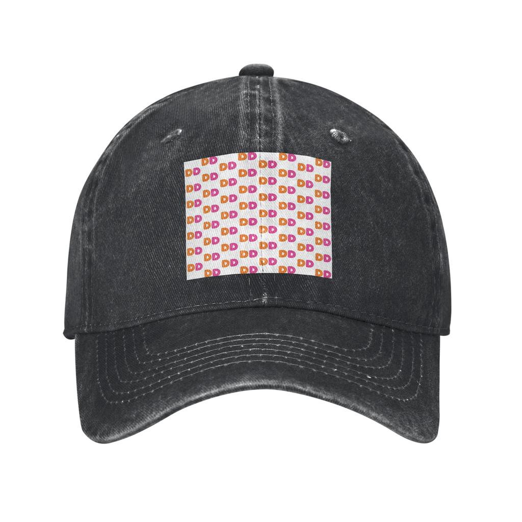 I love dunkin donuts Denim Fabric Cap Casual Baseball Caps Adjustable Hat Summer Unisex Baseball Hats