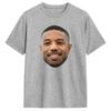 Michael B Jordans Tshirt Summer Cotton Tshirts For Men Hippie Casual Tshirt Shortsleeved Streetwear Tees