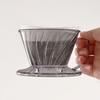HARIO Coffee Dripper with Measuring Scale 01 Clear Gray 1-2 Cups