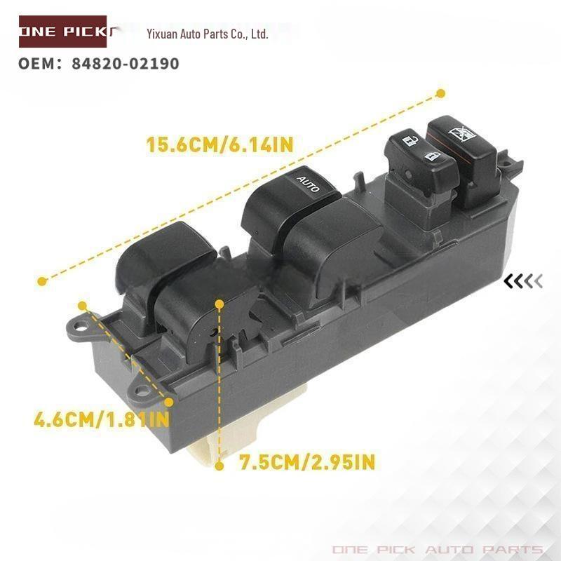 84820-02190: Compatible with Toyota Power Window Master Switch (1998-2002)