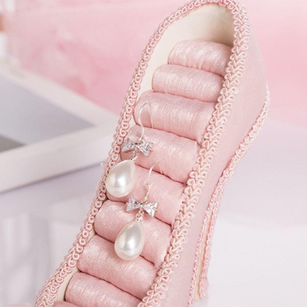 Luxury Earrings Stand Holder Display Elegant High Heels Jewelry Display Rack  Jewelry Display