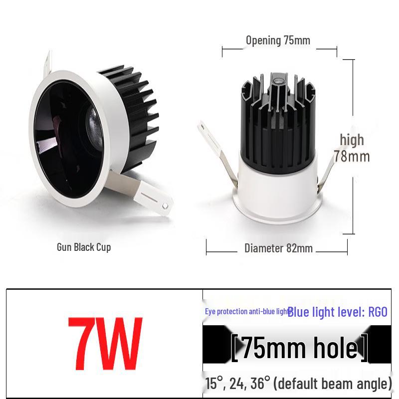 Dream Bubble Recessed COB Wall Washer Spotlight